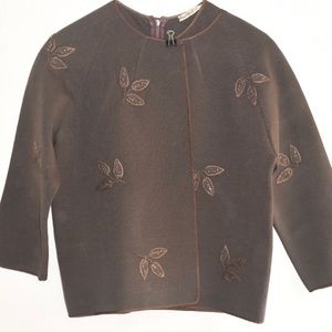 Green Coltalia Imports sweater w/ undershirt